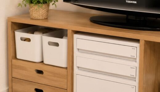 How I Cured Living Room Clutter (And Why This Renter-Friendly Japanese Shelf is a Lifesaver)